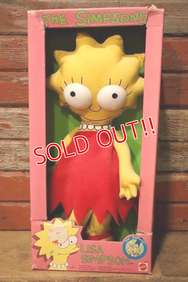 画像1: ct-230101-06 Lisa Simpson / MATTEL 1990 Cloth Doll