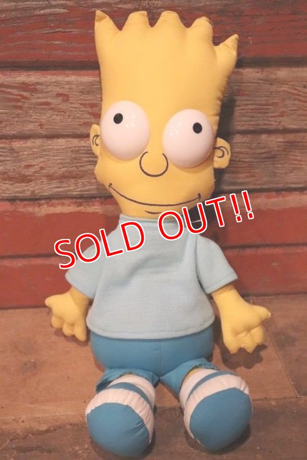 画像1: ct-230101-06 Bart Simpson / DAN-DEE 1990 Cloth Doll