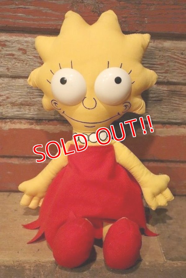 画像1: ct-230101-06 Lisa Simpson / DAN-DEE 1990 Cloth Doll