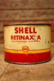 画像1: dp-230201-18 SHELL / 1950's RETINAX A Grease Can