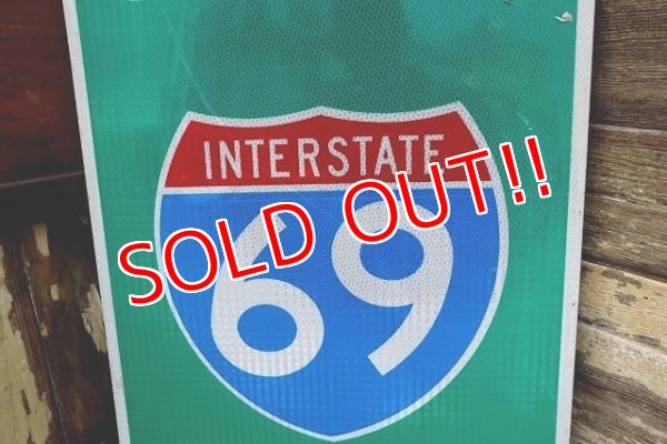 画像3: dp-230101-95 INTERSATE 69 Milepost sign "SOUTH 137.5"