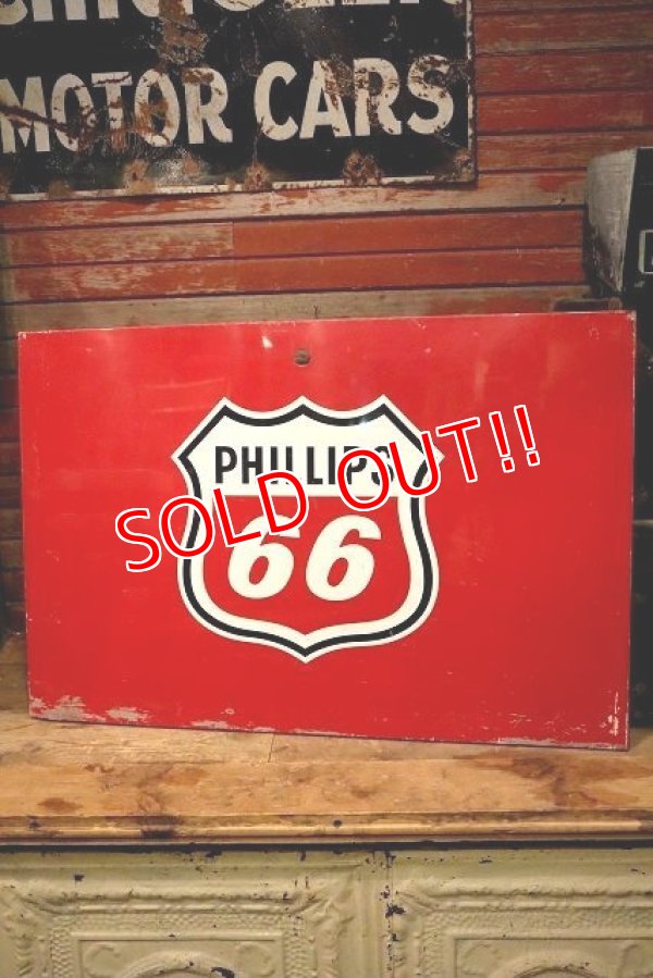 画像1: dp-220501-59 PHILLIPS 66 / Gas Pump Metal Sign