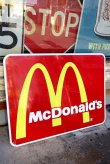 画像1: dp-230101-71 McDonald's / Large Road Sign