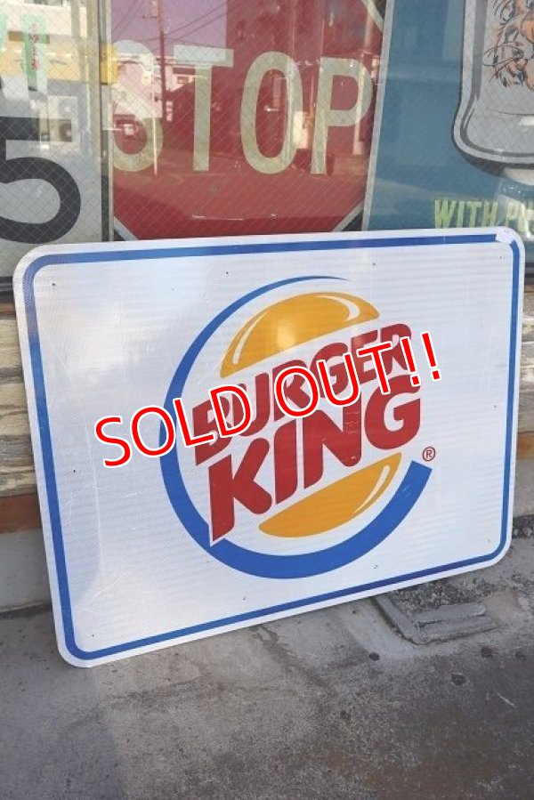 画像1: dp-230101-67 BURGER KING / Large Road Sign