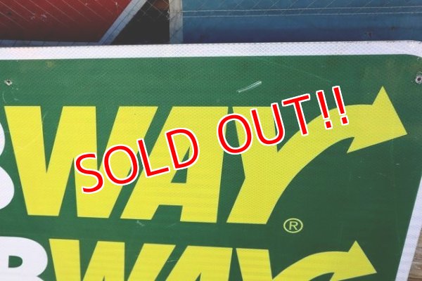 画像3: dp-230101-69 SUBWAY / Large Road Sign