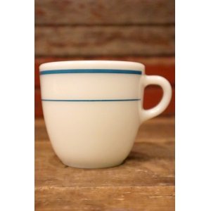 画像: kt-220101-04 PYREX / 1970's U.S.NAVY Blue Band Mug