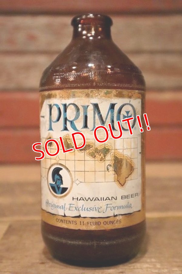 画像1: dp-230301-16 PRIMO HAWAIIAN BEER / 1960's 11 FL.OZ Bottle