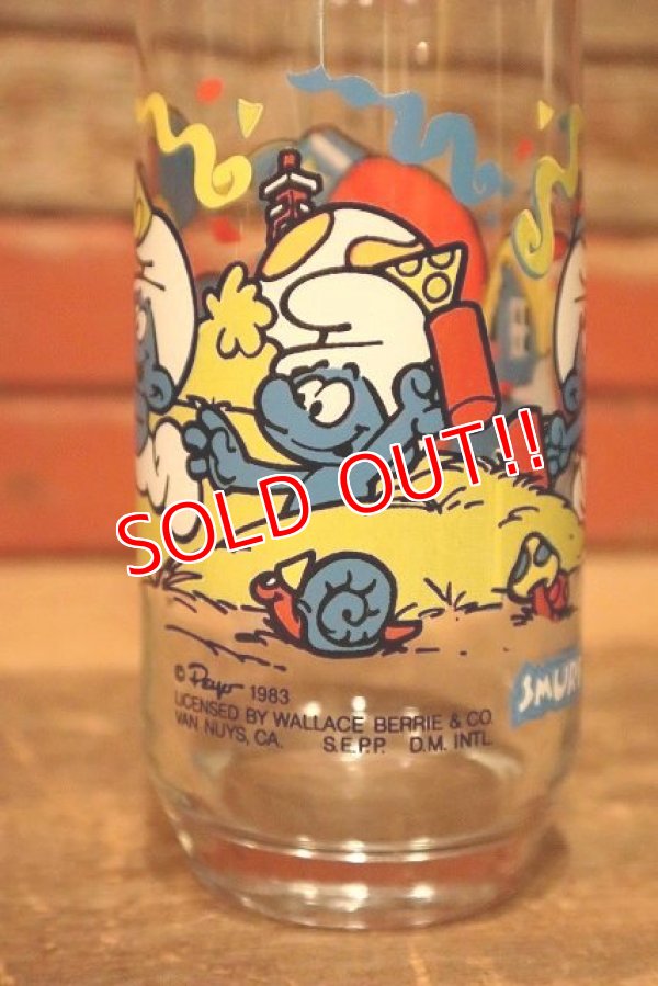 画像4: ct-230301-34 SMURF / Hardee's 1983 "PAPA SMURF" Glass