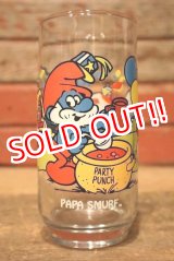 画像: ct-230301-34 SMURF / Hardee's 1983 "PAPA SMURF" Glass