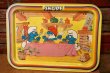 画像1: ct-230301-72 SMURF / 1980's Kid's Tin Table