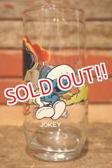 画像: ct-230301-32 SMURF / Hardee's 1982 "JOKEY" Glass