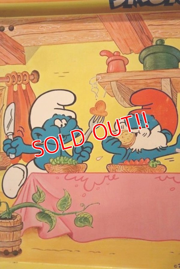 画像2: ct-230301-72 SMURF / 1980's Kid's Tin Table