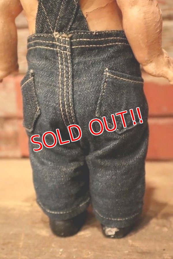 画像9: ct-230201-32 Lee / Buddy Lee 1920's-1930's Composition Doll "Overall"