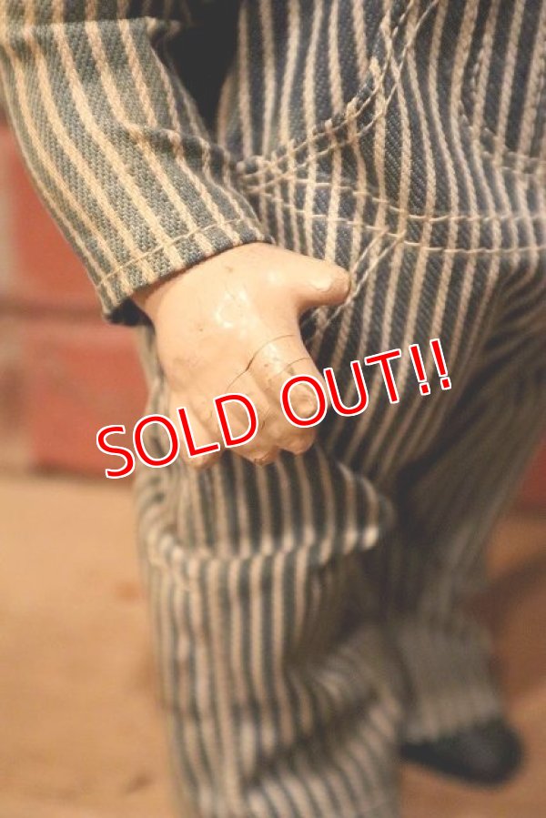 画像10: ct-230201-33 Lee / Buddy Lee 1950's Hard Plastic Doll "Hickory Overalls"