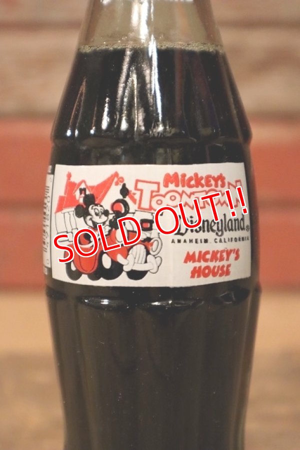 画像2: ct-230301-70 Disneyland TOON TOWN / 1990's Mickey's House Coca Cola CLASSIC Bottle