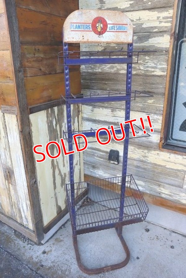 画像1: ct-211101-03 PLANTERS LIFE SAVERS / 1990's Store Display Hook Rack