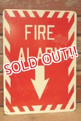 画像: dp-230301-21 FIRE ALARM / Vintage Metal Sign