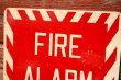 画像2: dp-230301-21 FIRE ALARM / Vintage Metal Sign