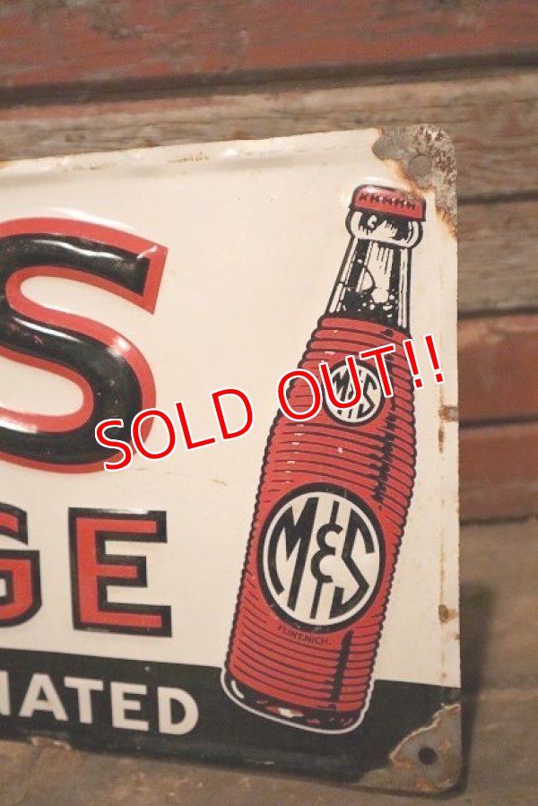 画像5: dp-230301-07 M & S ORANGE / 1940's-1950's Metal Sign