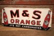 画像1: dp-230301-07 M & S ORANGE / 1940's-1950's Metal Sign