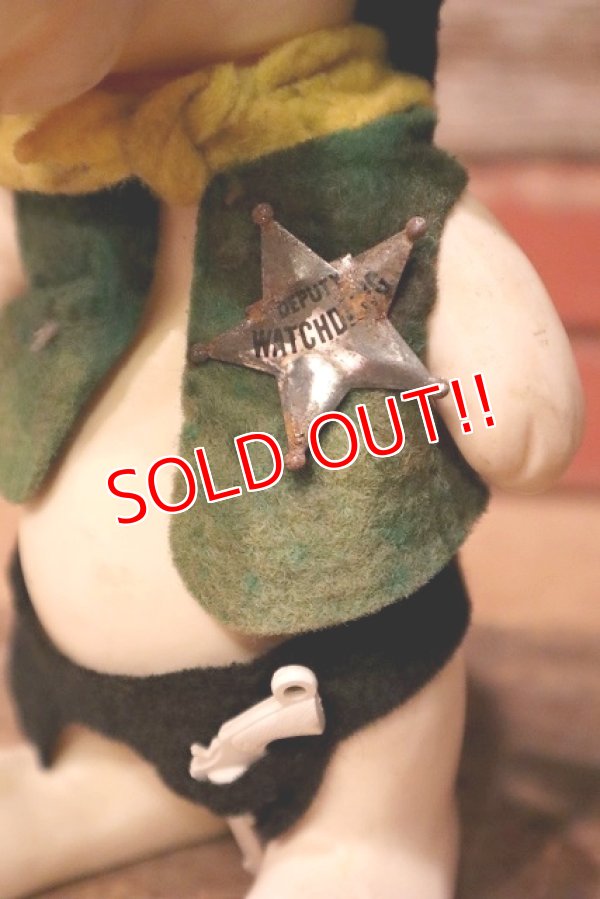 画像3: ct-230301-79 ROYALTY Industries / 1960's Roy Des of Fla Dog Coin Bank "Sheriff"