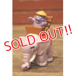画像: ct-230301-01 McDonald's / 1996 SAFARI "Grimace Riding Elephant" Happy Meal Toy