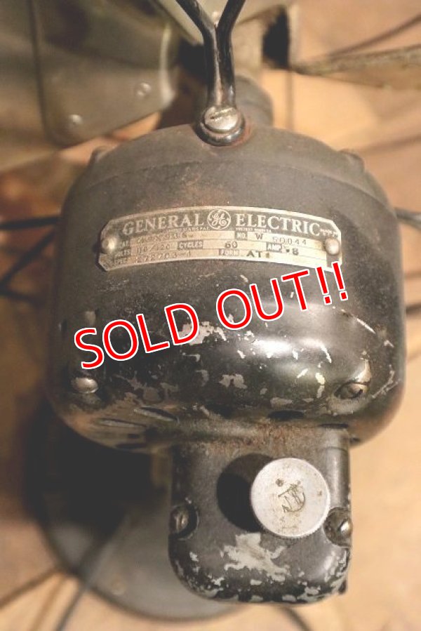 画像10: dp-230301-26 GENERAL ELECTRIC / 1940's Metal Electric Fan