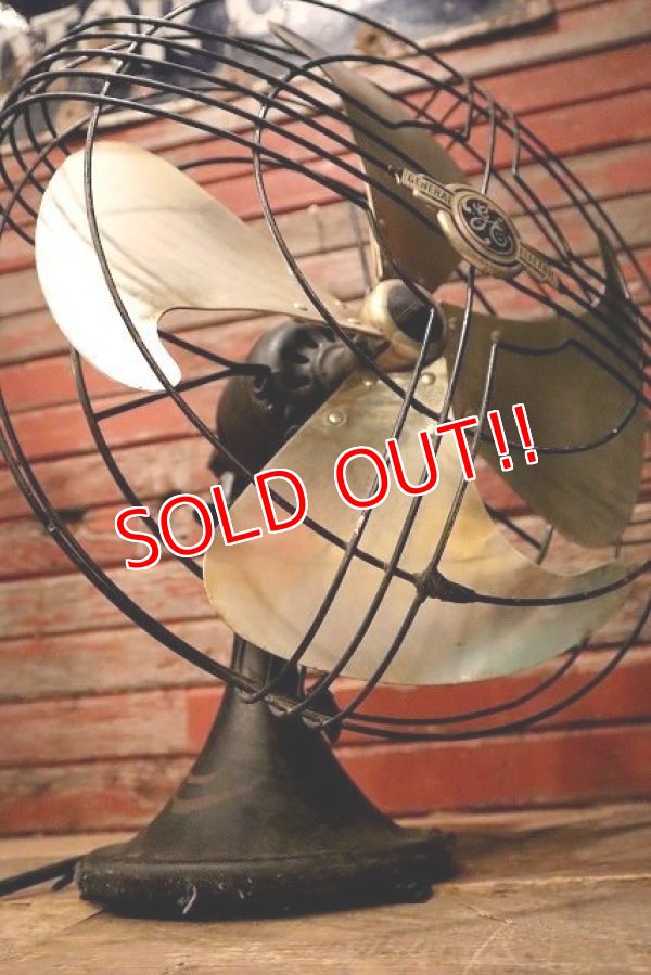 画像8: dp-230301-26 GENERAL ELECTRIC / 1940's Metal Electric Fan