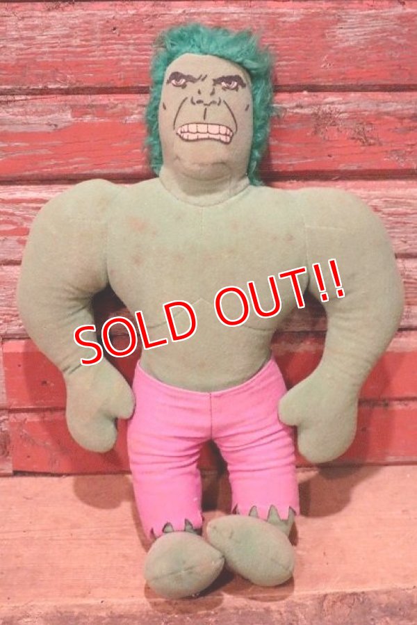 画像1: ct-230301-46 The Incredible Hulk / Knickerbocker 1978 Plush Doll