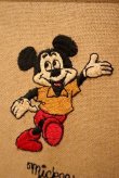 画像2: ct-230301-96 Mickey Mouse / 1960's Embroidered Framed Picture