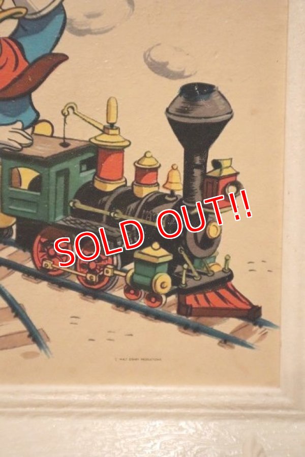 画像3: ct-230301-98 Donald Duck / 1960's-1970's Picture Frame