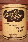 画像2: dp-230301-39 Charles Chips / Vintage Potato Chips Can