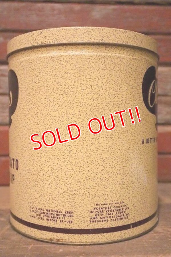 画像4: dp-230301-39 Charles Chips / Vintage Potato Chips Can