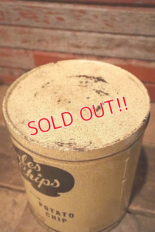 画像5: dp-230301-39 Charles Chips / Vintage Potato Chips Can