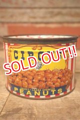 画像: dp-230301-38 CIRCUS FOODS , INC. / 1950's CIRCUS PEANUTS CAN