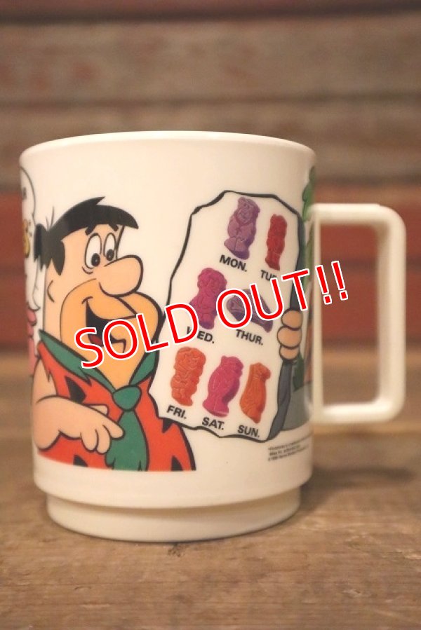 画像1: ct-230301-95 The Flintstones / 1990's Plastic Mug