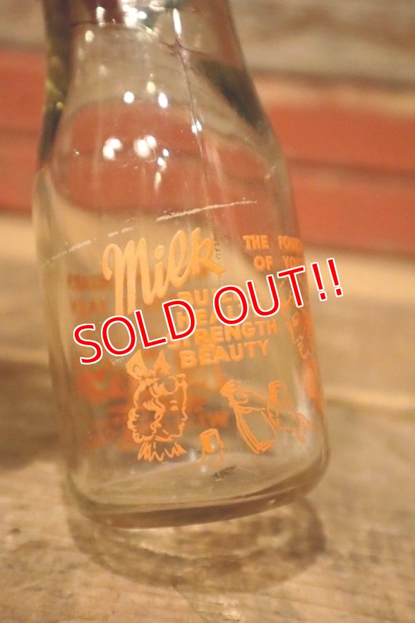 画像3: dp-230301-33 WILLOW MEADOW JERSEY FARM / Vintage Milk Bottle