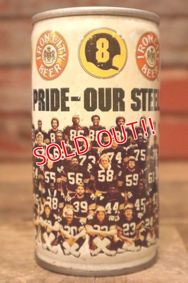 画像3: dp-230101-42 IRON CITY BEER / 1970's Pittsburgh Steelers Can