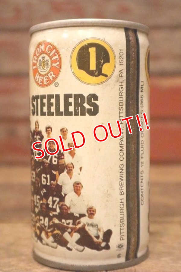 画像4: dp-230101-42 IRON CITY BEER / 1970's Pittsburgh Steelers Can