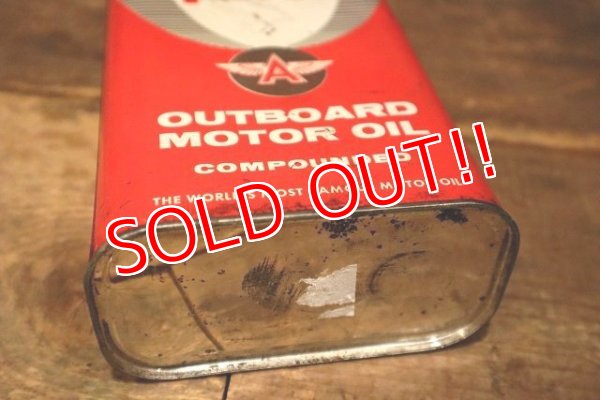 画像7: dp-230301-48 VEEDOL / OUTBOARD MOTOR OIL 1 U.S. Quart Can