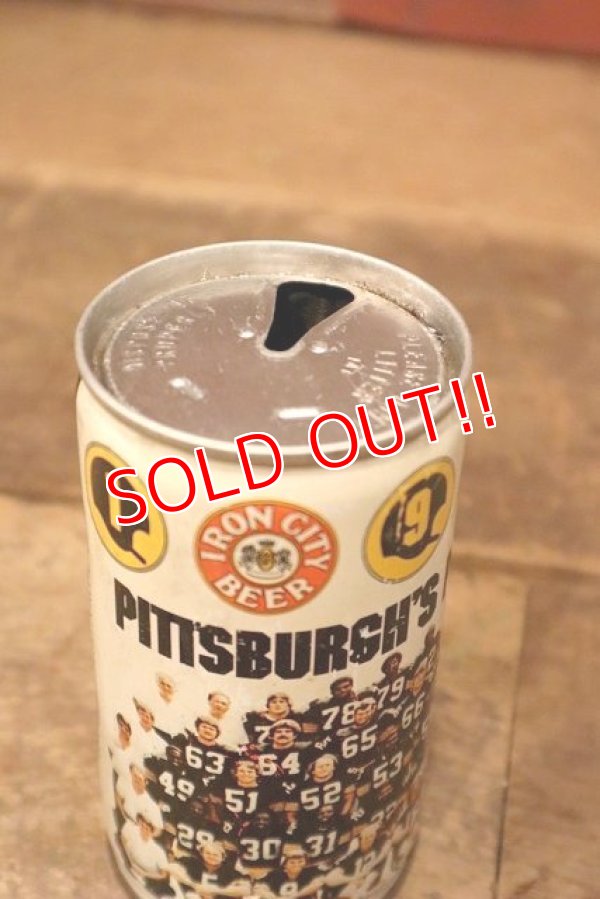 画像5: dp-230101-42 IRON CITY BEER / 1970's Pittsburgh Steelers Can