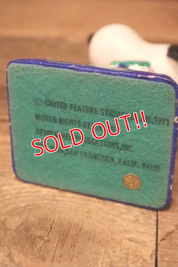 画像8: ct-230301-104 Snoopy / Determined 1970's Paper Mache Figure "It's hero time."