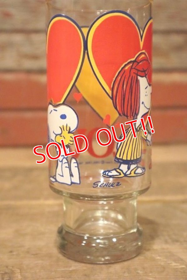 画像6: gs-230301-02 PEANUTS / Anchor Hocking 1970's Glass "LOVE!"