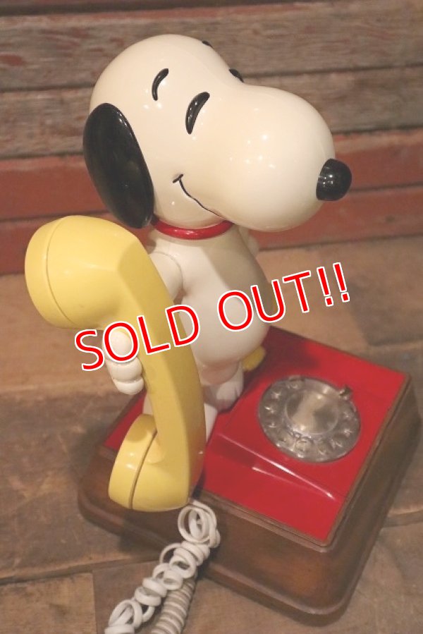 画像5: ct-230301-103 Snoopy & Woodstock / 1976 Telephone