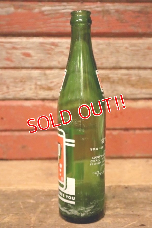画像6: dp-230301-125 7up / 1960's 1 PINT.OZ Bottle