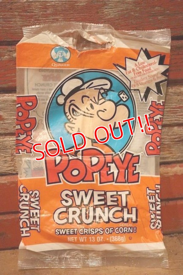 画像1: ct-220901-13 Popeye / QUAKER 1994 "SWEET CRUNCH" Vinyl Bag