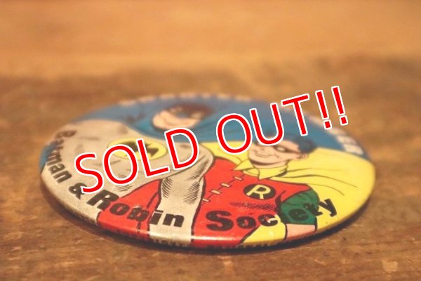 画像5: ct-230301-129 BATMAN & ROBIN / CHARTER MEMBER 1966 Pinback