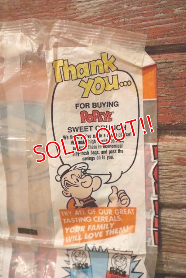 画像5: ct-220901-13 Popeye / QUAKER 1994 "SWEET CRUNCH" Vinyl Bag