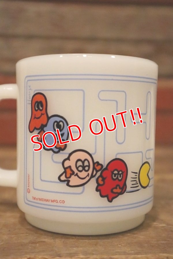 画像3: kt-230301-01 PAC-MAN / 1980's Glasbake Mug