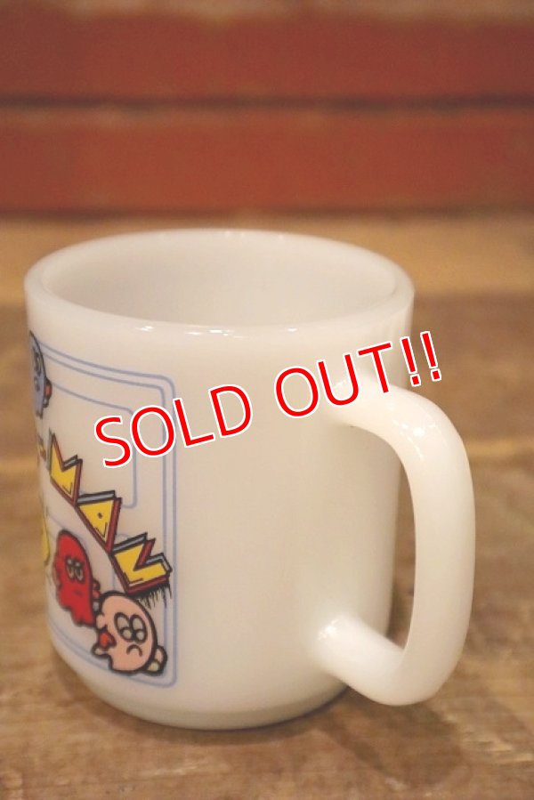 画像5: kt-230301-01 PAC-MAN / 1980's Glasbake Mug